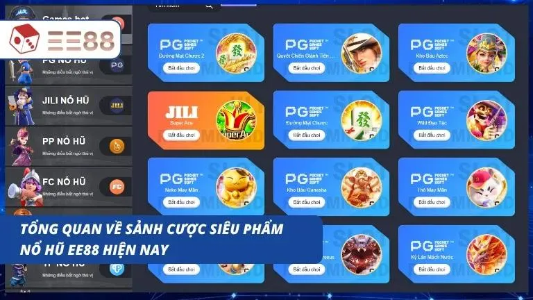 Khung cảnh sảnh tổng bộ trò chơi quay hũ với hàng ngàn lượt truy cập